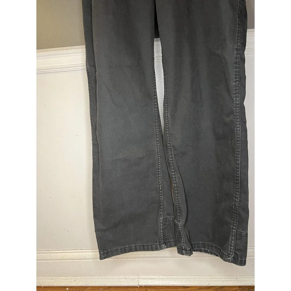 Dickies Overalls Mens Large Black Workwear Bib Utility Pockets Construction